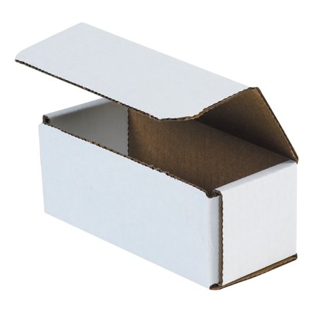 Bsc Preferred 6 x 2-1/2 x 2-3/8'' White Corrugated Mailers, 50PK BUY00026773